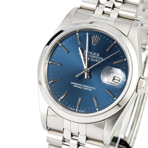 rolex datejust blu niba 16200 del 2001 valore|Rolex Datejust 36 16200 / Blue Dial / BOX & PAPERS / Oyster.